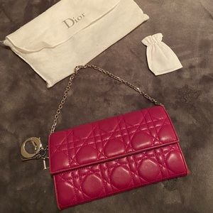 Dior Cannage Wallet/Clutch